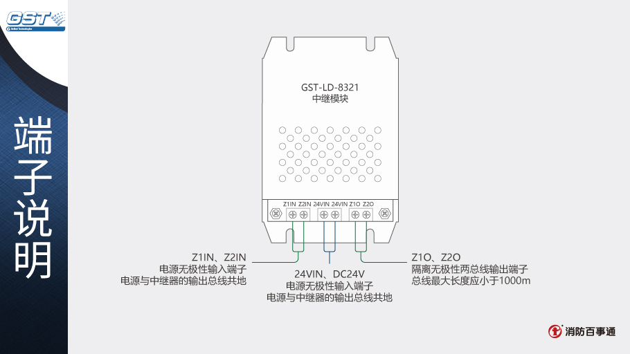 海灣GST-LD-8321模塊端子說(shuō)明