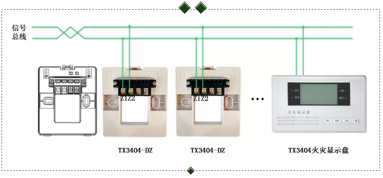 火災(zāi)顯示盤接線